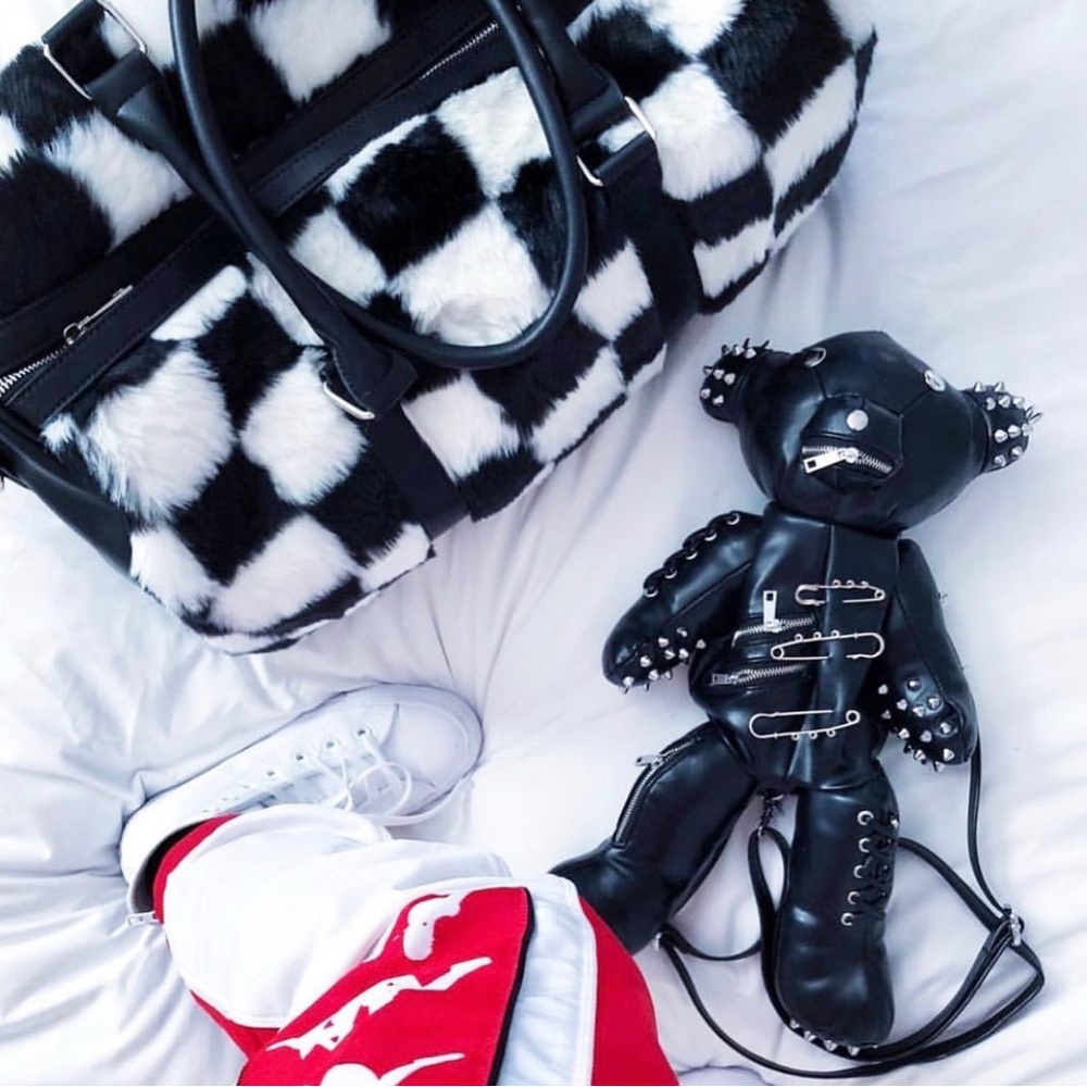 NEW- Tormented Teddy backpack w/dustbag